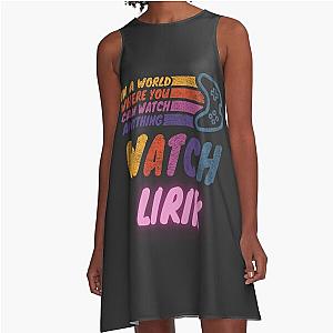 Watch Lirik Twitch Streamer YouTuber A-Line Dress
