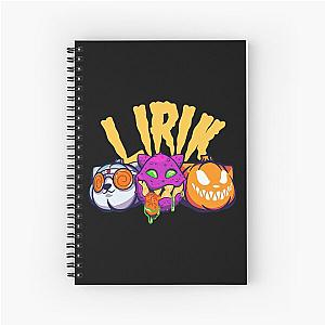 Lirik Merch Spiral Notebook