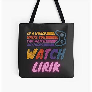 Watch Lirik Twitch Streamer YouTuber Tote Bag
