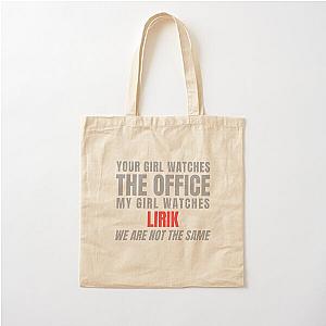 LIRIK Twitch Streamer Funny Meme Cotton Tote Bag