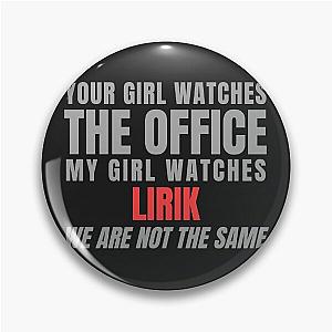 LIRIK Twitch Streamer Funny Meme Pin