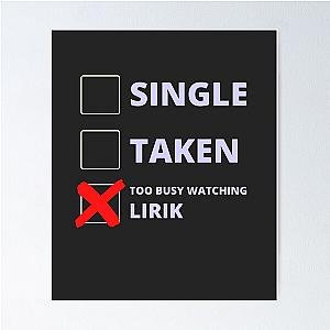 Lirik Single Taken Poster