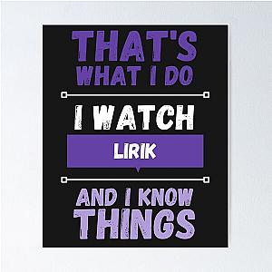 Lirik And I Know Things About Funny Streamer
