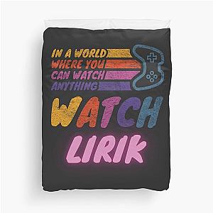 Lirik Twitch streamer YouTuber Duvet Cover