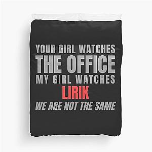 LIRIK Twitch Streamer Funny Meme Duvet Cover