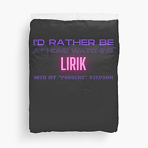 Lirik Twitch YouTube Content Creator Duvet Cover