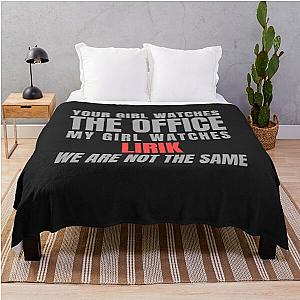 LIRIK Twitch Streamer Funny Meme Throw Blanket