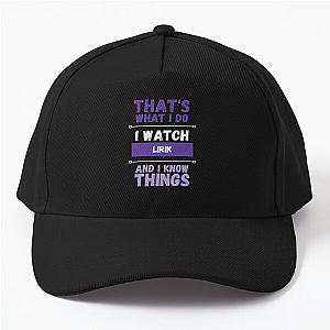 Lirik, I know things funny baseball cap streamer