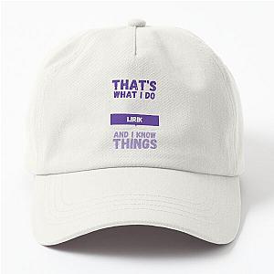 Lirik and-container things funny streamer Dad Hat