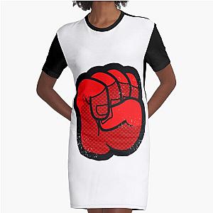 LittleBigPlanet Red Fist  Graphic T-Shirt Dress