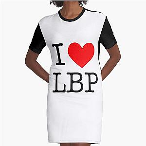 I love LBP Graphic T-Shirt Dress