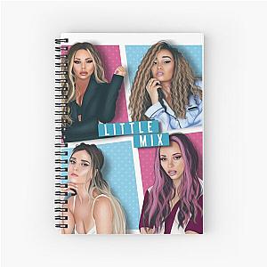 Little mix drawing poster Spiral Notebook