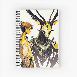 Dreamwalker Thomas and his Nightmare Artemis by Sweet Little Nightmares Graphic Spiral Notebook