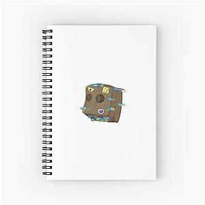 nightmares, mono sticker Spiral Notebook