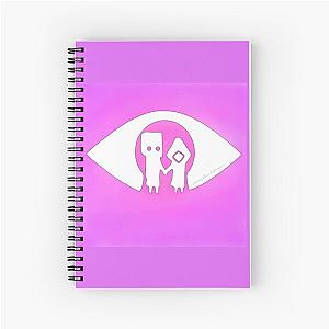 Mono And Six - Pink Spiral Notebook