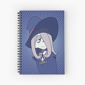 Little Witch Academia - Sucy Manbavaran Blue Background Spiral Notebook