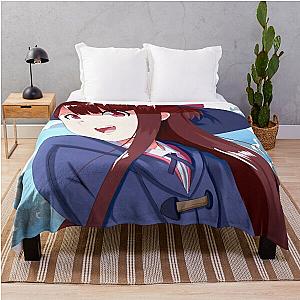 Atsuko Kagari Little Witch Academia Artwork For Wibu Throw Blanket