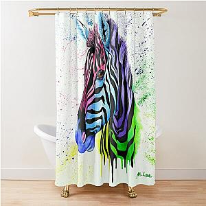 Living Colour Zebra Shower Curtain