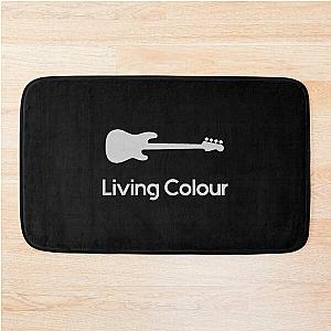 Bass Guitar Player Bassist Minimal Design Living Colour  Bath Mat