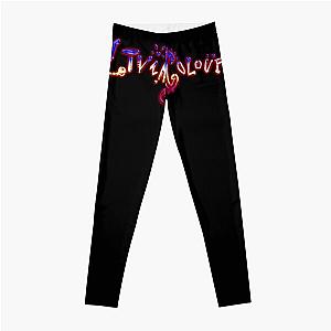 Living Colour Band Logo  T-Shirt Leggings