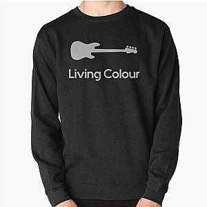 Bass Guitar Player Bassist Minimal Design Living Colour  Pullover Sweatshirt