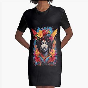 living colour Graphic T-Shirt Dress