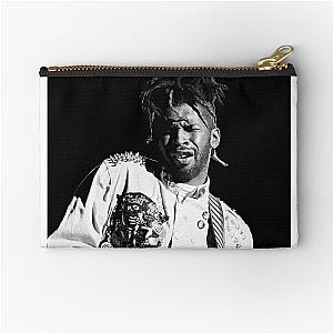 Vernon Reid - Living Colour - BW Photograph Zipper Pouch