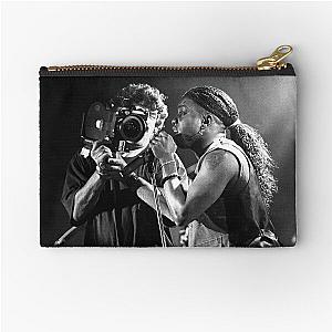 Corey Glover - Living Colour - BW Photograph Zipper Pouch