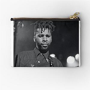 Vernon Reid - Living Colour - BW Photograph Zipper Pouch