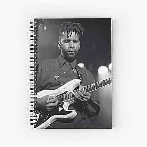 Vernon Reid - Living Colour - BW Photograph Spiral Notebook