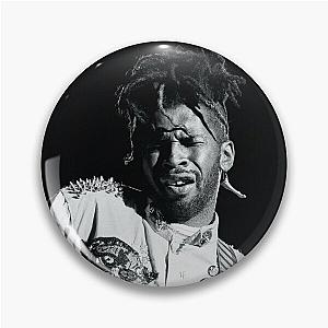 Vernon Reid - Living Colour - BW Photograph Pin