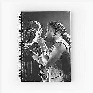 Corey Glover - Living Colour - BW Photograph Spiral Notebook