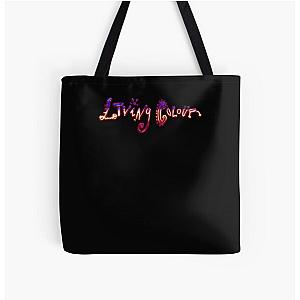 Living Colour Band Logo  T-Shirt All Over Print Tote Bag