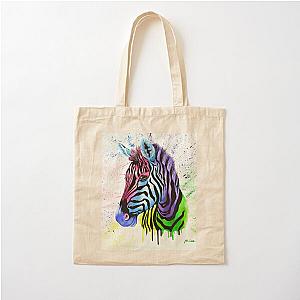 Living Colour Zebra Cotton Tote Bag