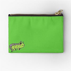 Lizzo the Green Lizard Zipper Pouch