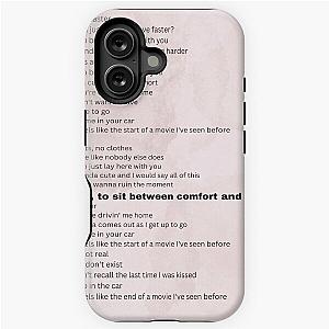 ceilings lyrics Lizzy McAlpine iPhone Tough Case