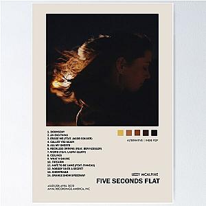 Five Seconds Flat Lizzy McAlpine Poster