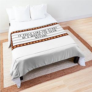 ceilings quote - Lizzy mcalpine (white version) Comforter