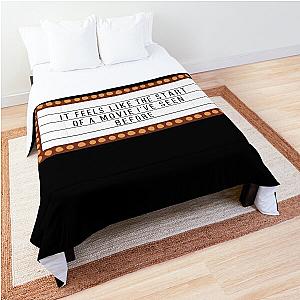 ceilings quote - Lizzy mcalpine (black version) Comforter