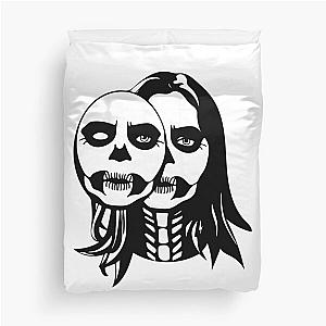 Lizzy Mcalpine Merch Skull Face Duvet Cover