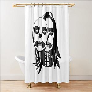 Lizzy Mcalpine Merch Skull Face Shower Curtain