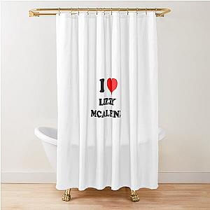 i love lizzy mcalpine Shower Curtain