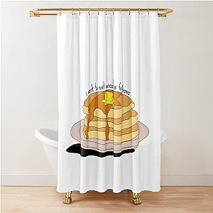 pancakes for dinner Lizzy McAlpine Shower Curtain