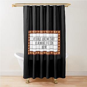 ceilings quote - Lizzy mcalpine (black version) Shower Curtain