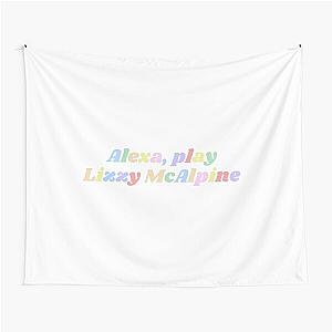 Alexa, play Lizzy McAlpine rainbow retro design Tapestry