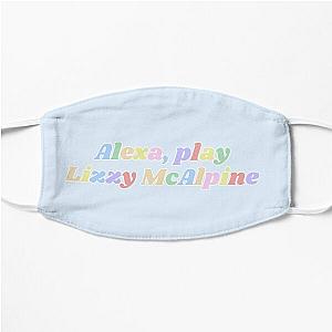 Alexa, play Lizzy McAlpine rainbow retro design Flat Mask