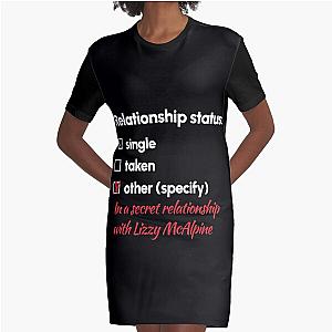 Lizzy McAlpine - Relationship 2 Graphic T-Shirt Dress