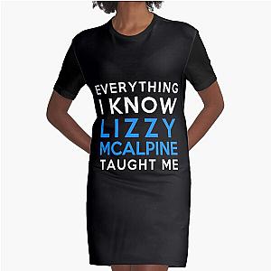 Lizzy McAlpine - Everything i know Graphic T-Shirt Dress