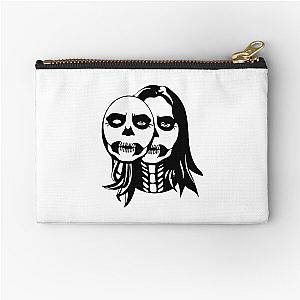 Lizzy Mcalpine Merch Skull Face Zipper Pouch