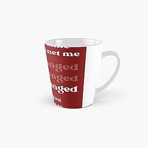 you forced me to - lizzy mcalpine Tall Mug